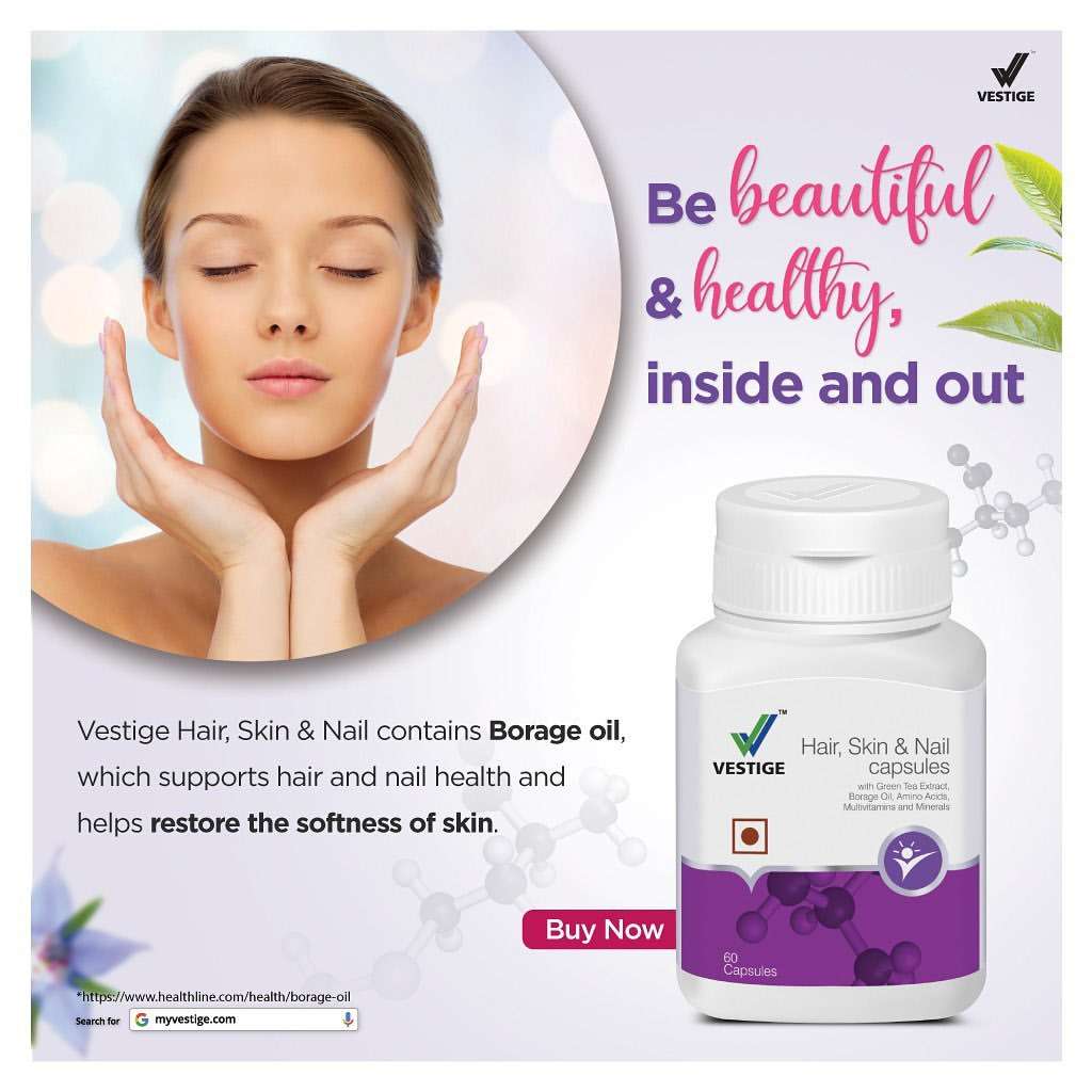 Vestige Hair Skin and Nails Capsules