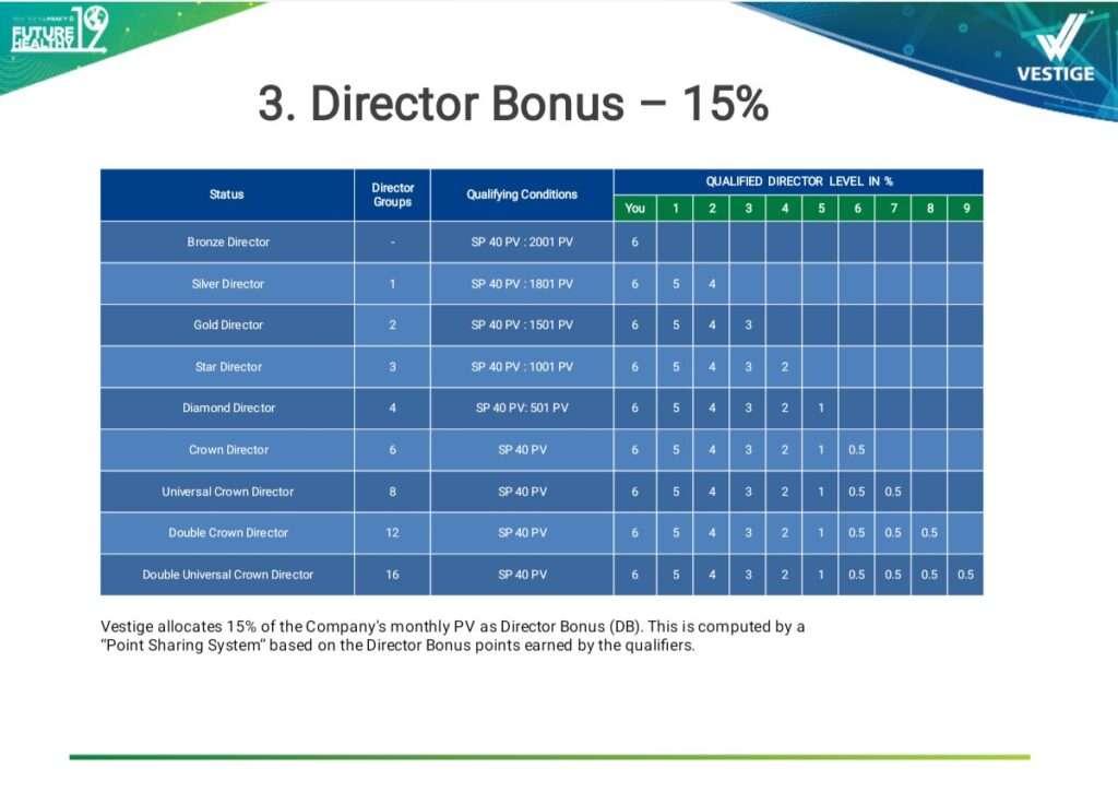 Director Bonus